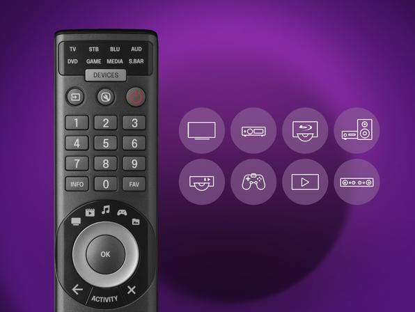Actual product image One for All Smart Control 8 Advance App URC 7981 (Universal remote control)