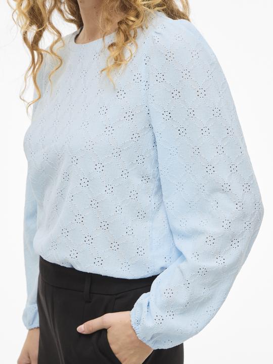 Immagine prodotto Vila VIASTA Rundhals Oberteil mit langen Ärmeln (M)