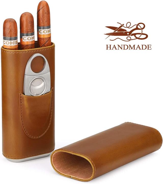Actual product image TCR Leather Cigar Case