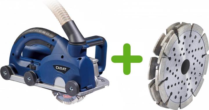 Carat MZSLB1505X SL-1505 DUSTEC® Schlitzschneidemaschine 50 mm + Rohrschneider Ø150x22,23MM (Grooving cutter)