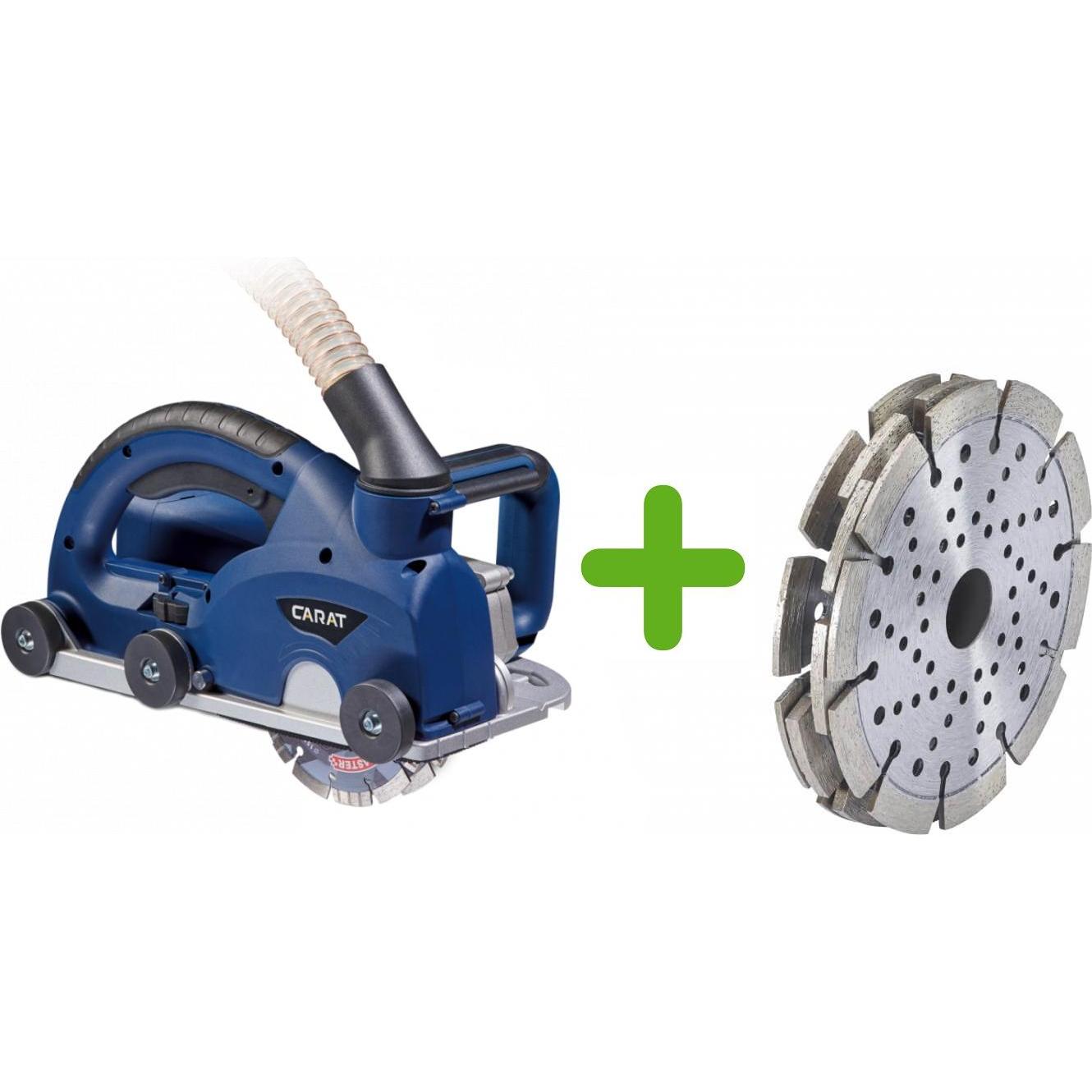 Carat, Fresa, MZSLB1505X SL-1505 DUSTEC Schlitzschneidemaschine 50 mm + Rohrschneider Ø150x22,23MM