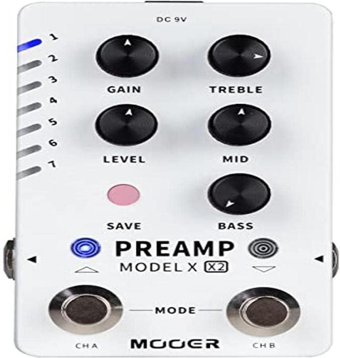 Mooer Model X2 Dual-Channel Digital Preamp effectpedaal