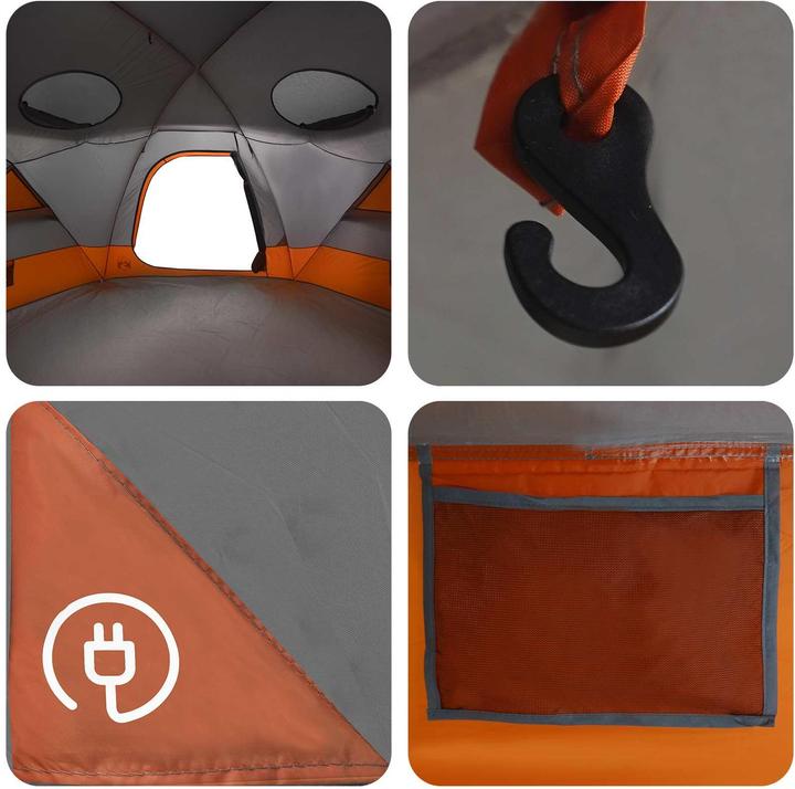 Produktbild vidaXL Campingzelt (Kuppelzelt, 8.75 kg, 4 Personen)