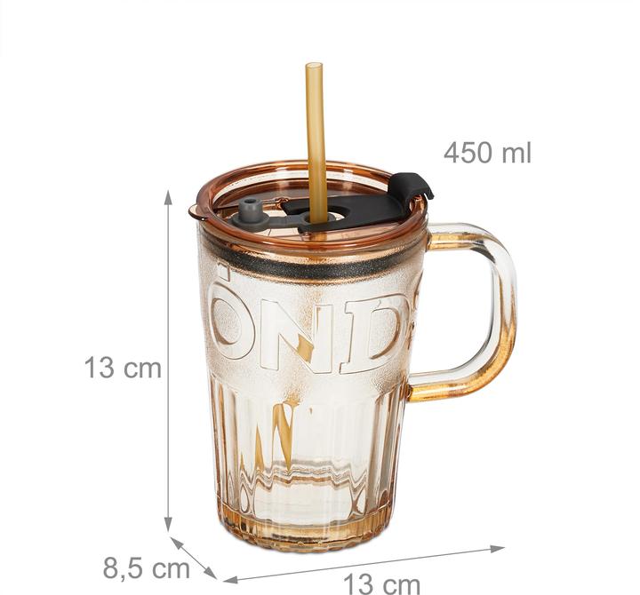 Actual product image Relaxdays 10x Glass cup (0.35 l, 10 x)