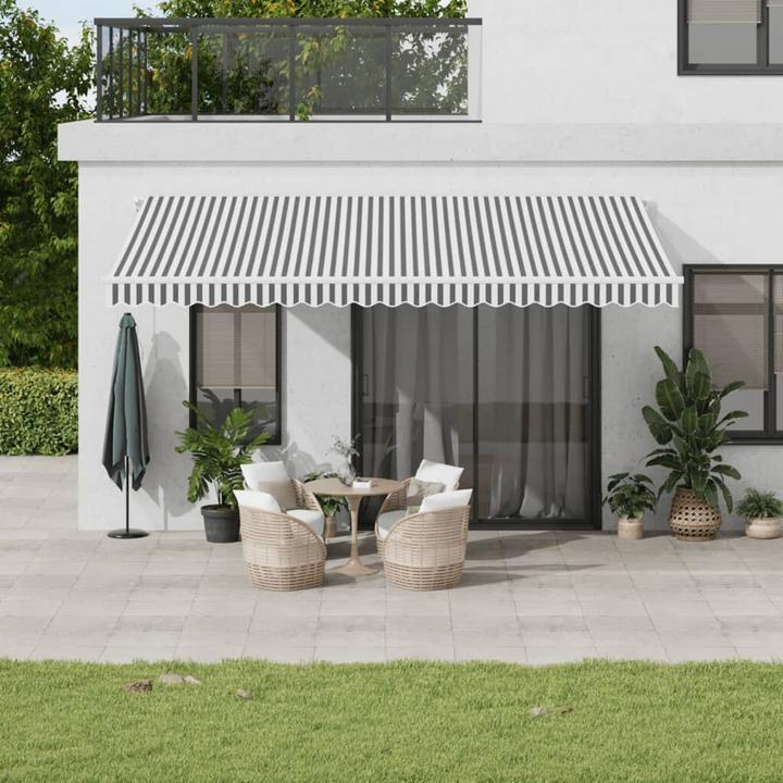 Produktbild vidaXL Markise Gelenkarmmarkise Sonnenmarkise Automatisch mit LED 500x350cm (5 m)