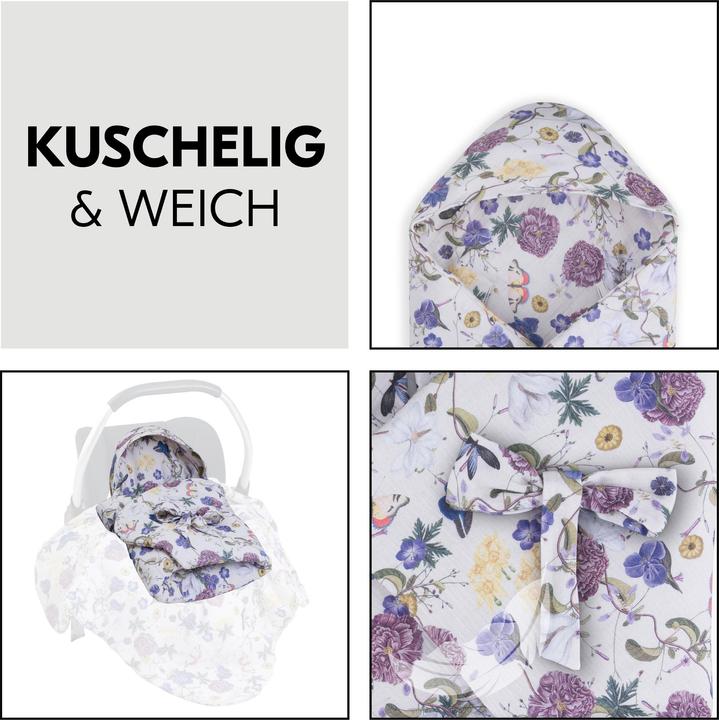 Image du produit Hauck Snuggle so Cosy Beige Floral (75 x 75 cm)