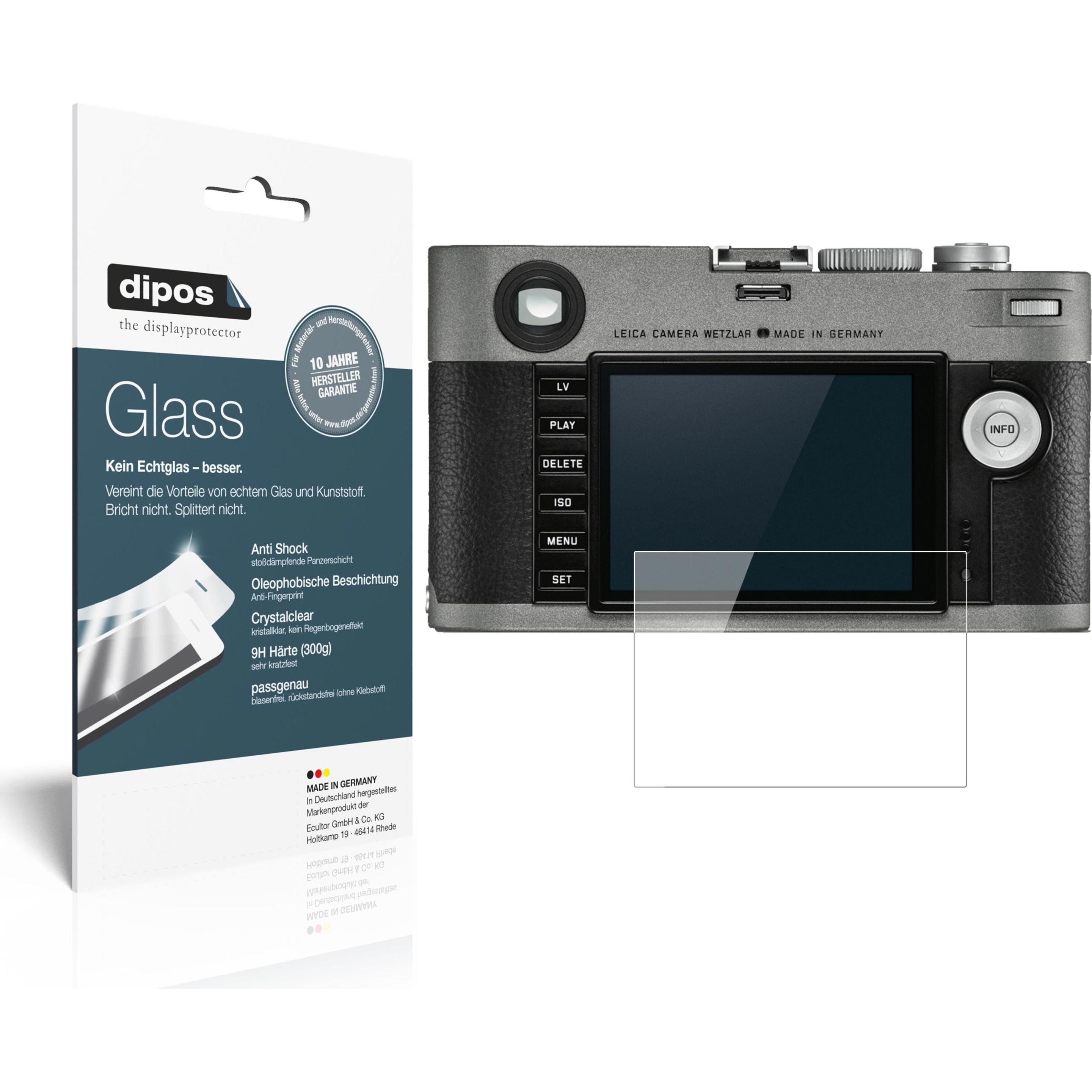 Dipos Displayschutz Anti-Shock (Displayschutz, Leica M-E (Typ) 240), Kameraschutz, Transparent