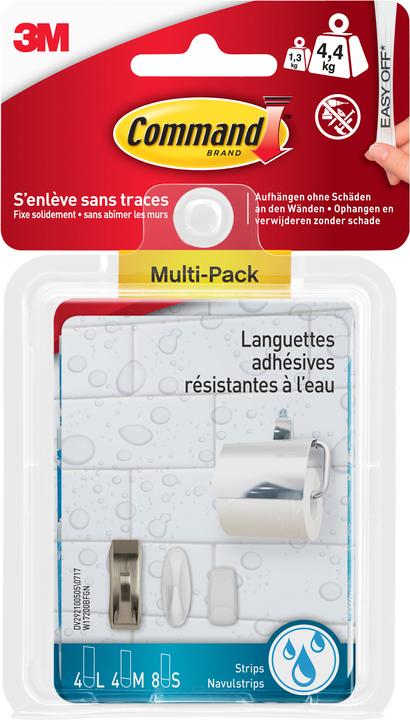 Command Wasserresistente Strips im Multipack (0.50 kg)