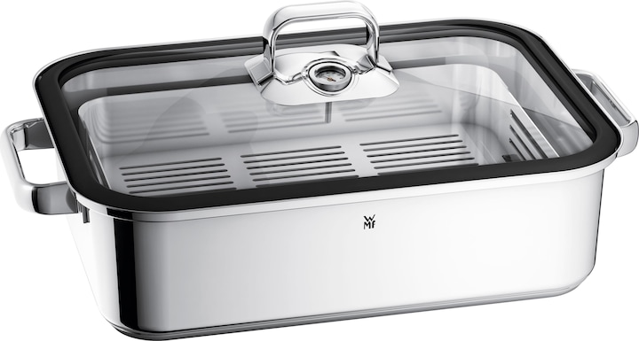 WMF VITALIS steam cooker (41 cm, Steam cooker, Stainless steel)