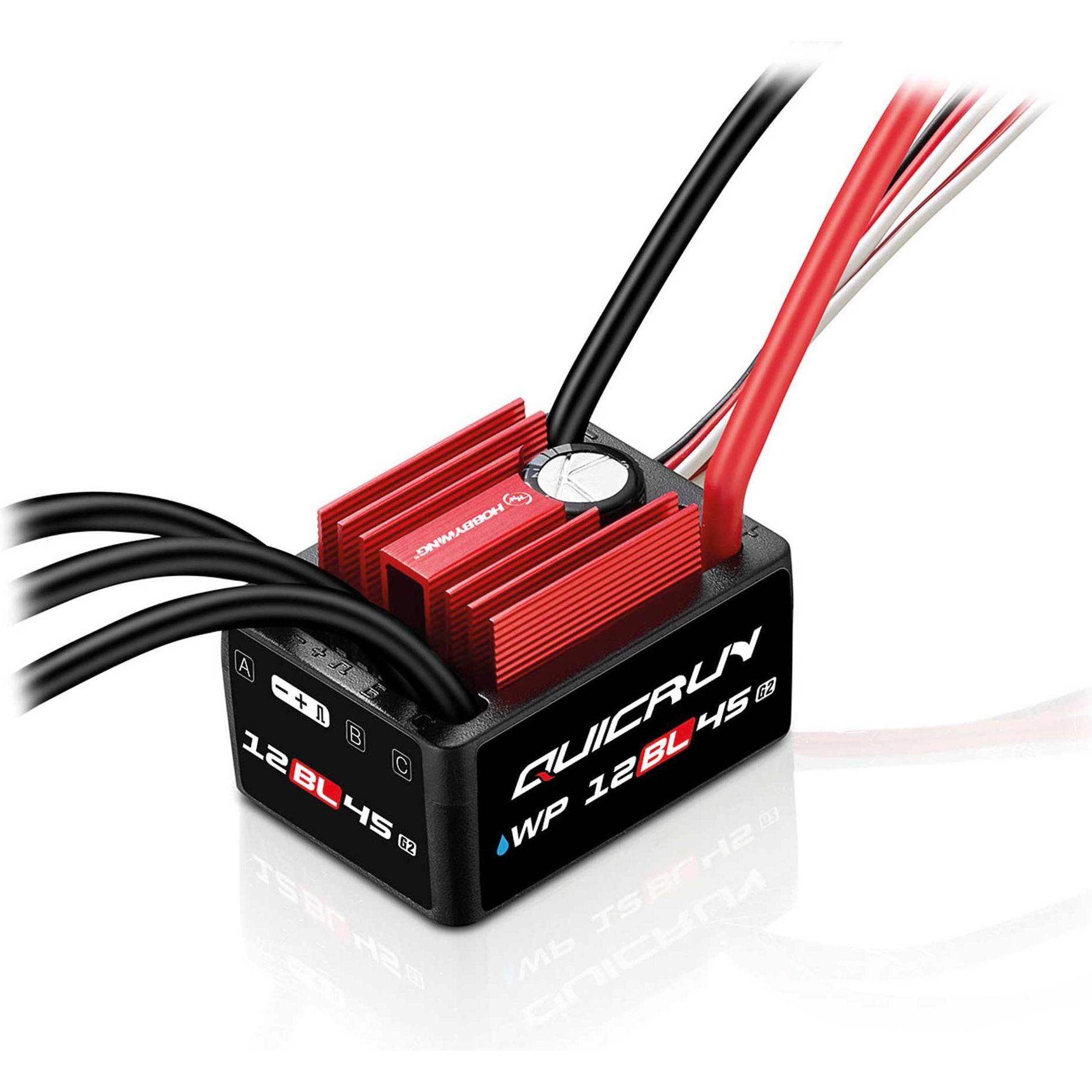 Hobbywing QuicRun WP12BL45 G2 controller brushless 45A 2-3s per 1:12