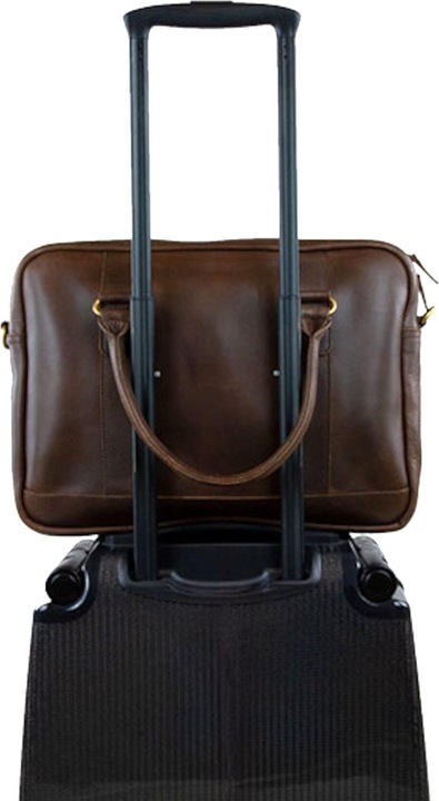 Produktbild Buckle & Seam Leder Business Briefcase Everett Braun / (7 l)