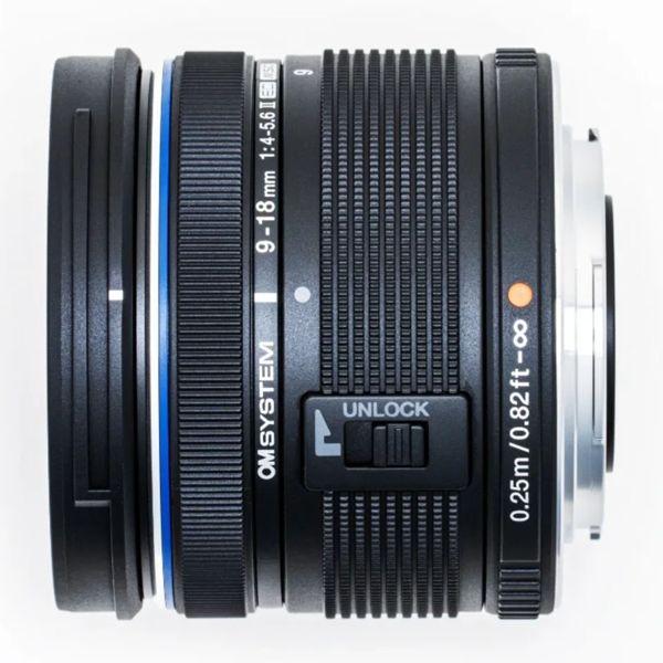 Actual product image Olympus OM Digital m.Zuiko ED 9-18mm F4.0-5.6 II (Four Thirds, Micro Four Thirds)