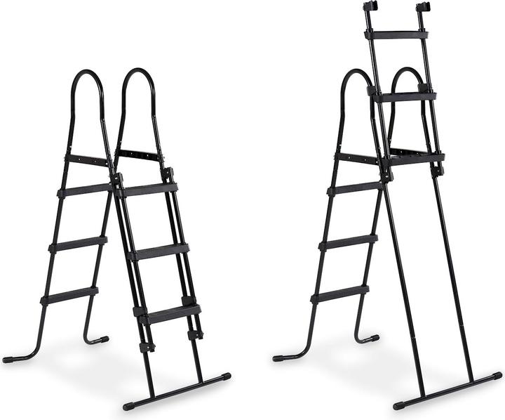 Image du produit Exit Piscine à cadre 540x250x100 cm avec pompe à filtre à sable - noir avec pompe à filtre à sable (540 x 250 x 100 cm)