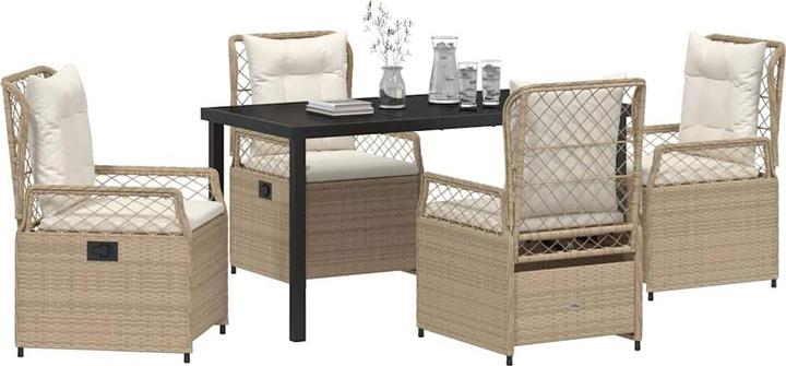 Produktbild vidaXL Garten Essgruppe (140 x 80 x 73 cm)