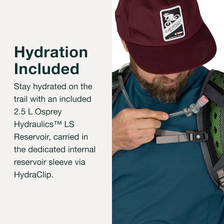 Produktbild Osprey Sportlite 20L Unisex wandelrugzak met hydraulisch reservoir, dennenblad groen (20 l)