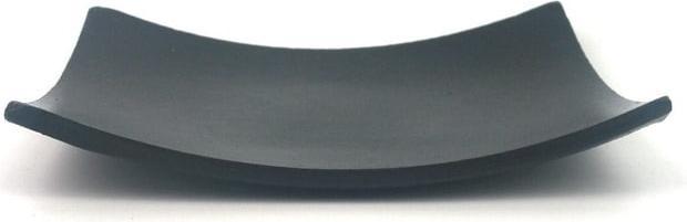 MICA Living Dekoteller gebogen schwarz - ca. 19,5 x 17 x 3 cm