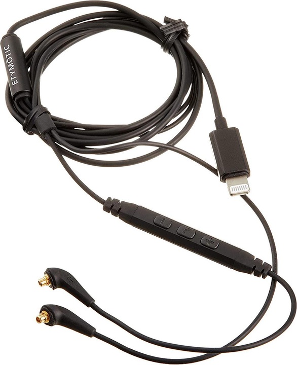 Actual product image Etymotic MMCX auf Lightning Ohrhörerkabel (Lightning, ER4XR | ER4XR-BT | ER2XR | ER2XR-BT | ER2SE | ER3XR | ER3SE | ER4SR | Earphones of other brands with MMCX connectors)
