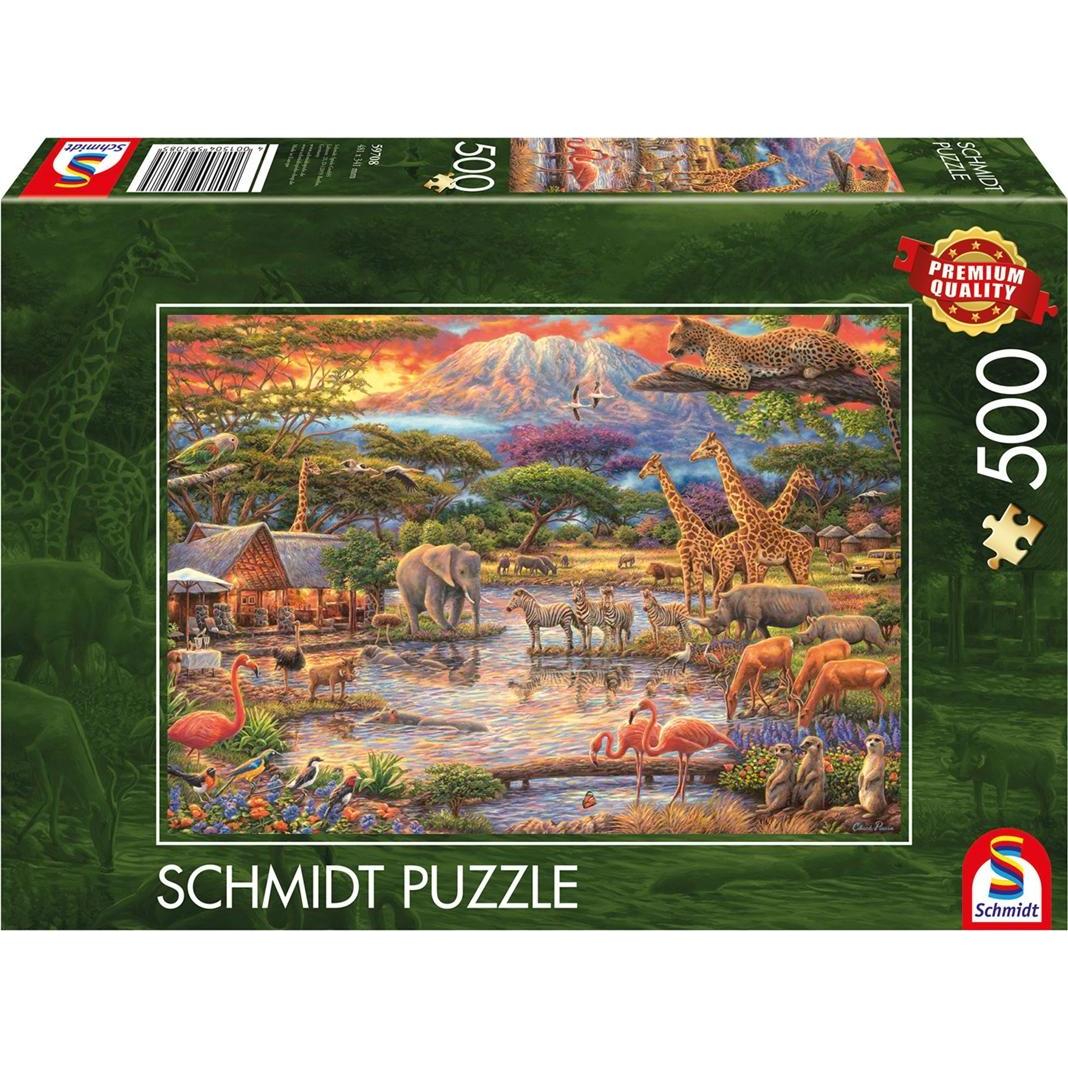 Schmidt Spiele Paradies am Kilimandscharo 1000 Teile (500 Teile)
