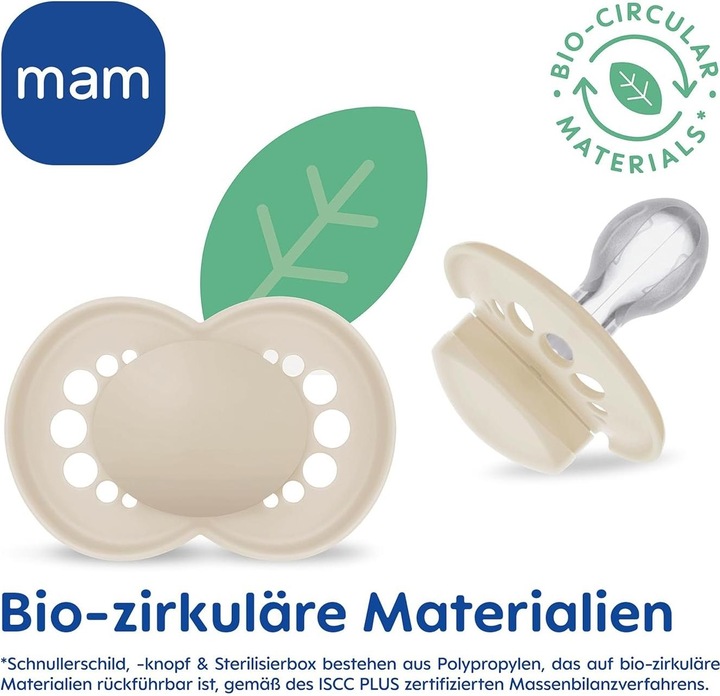 Produktbild MAM Original Silikon Schnuller, 2 Stück, 6-16 Monate (2 x, 6 - 16 Monate)