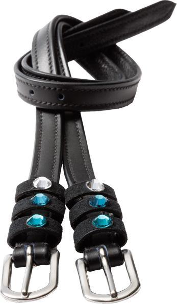 Schwarz, Turquoise-White