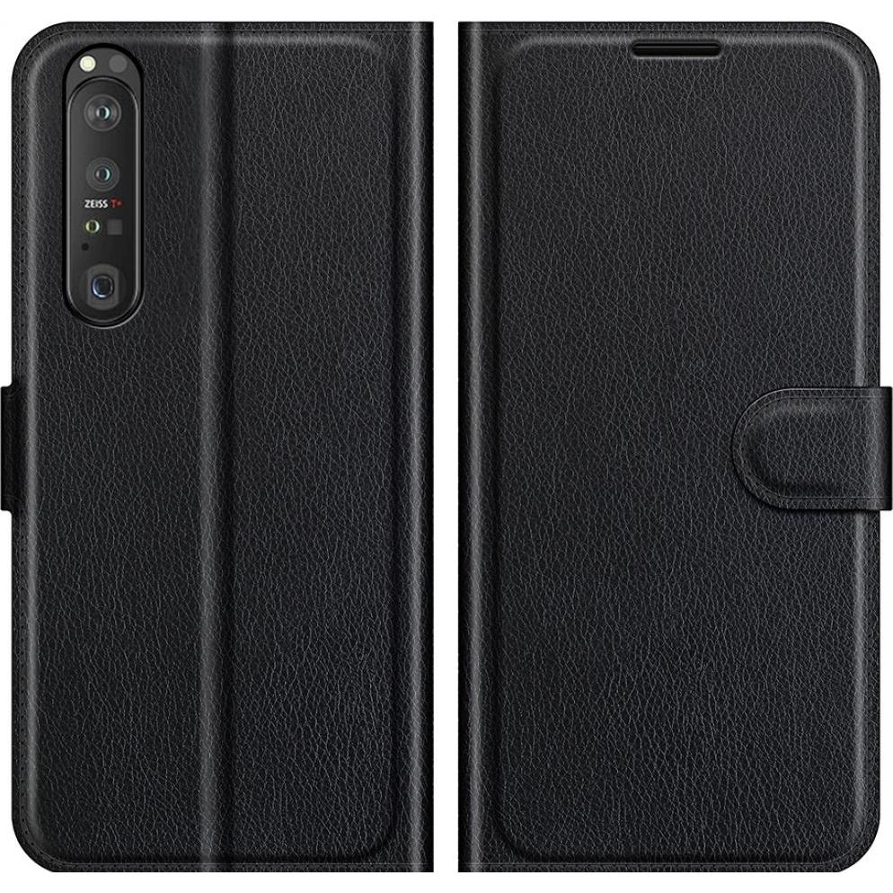 Thumbnail - Screenguard Sony Xperia 1 III Leather Guard Lederhülle (Sony Xperia 1 III), Smartphone Hülle, Schwarz