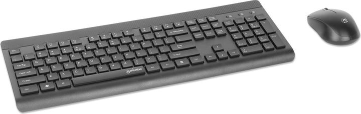 Actual product image Manhattan MWK7350 Wireless USB keyboard and mouse combo set (DE, Wireless)