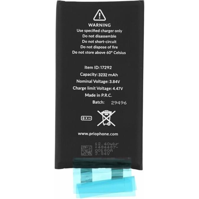 Thumbnail - prio Akkuzelle für iPhone 13 (ohne Flex-Kabel), Smartphone Akku