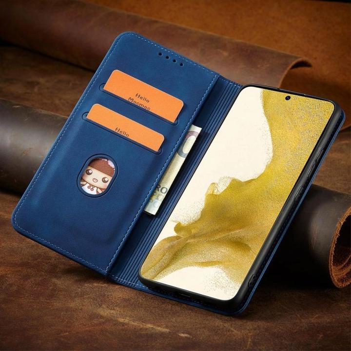 Actual product image Hurtel Magnet Fancy Case for Samsung Galaxy S23 Ultra Cover with Flip Wallet Stand Blue (Samsung Galaxy S23 Ultra)