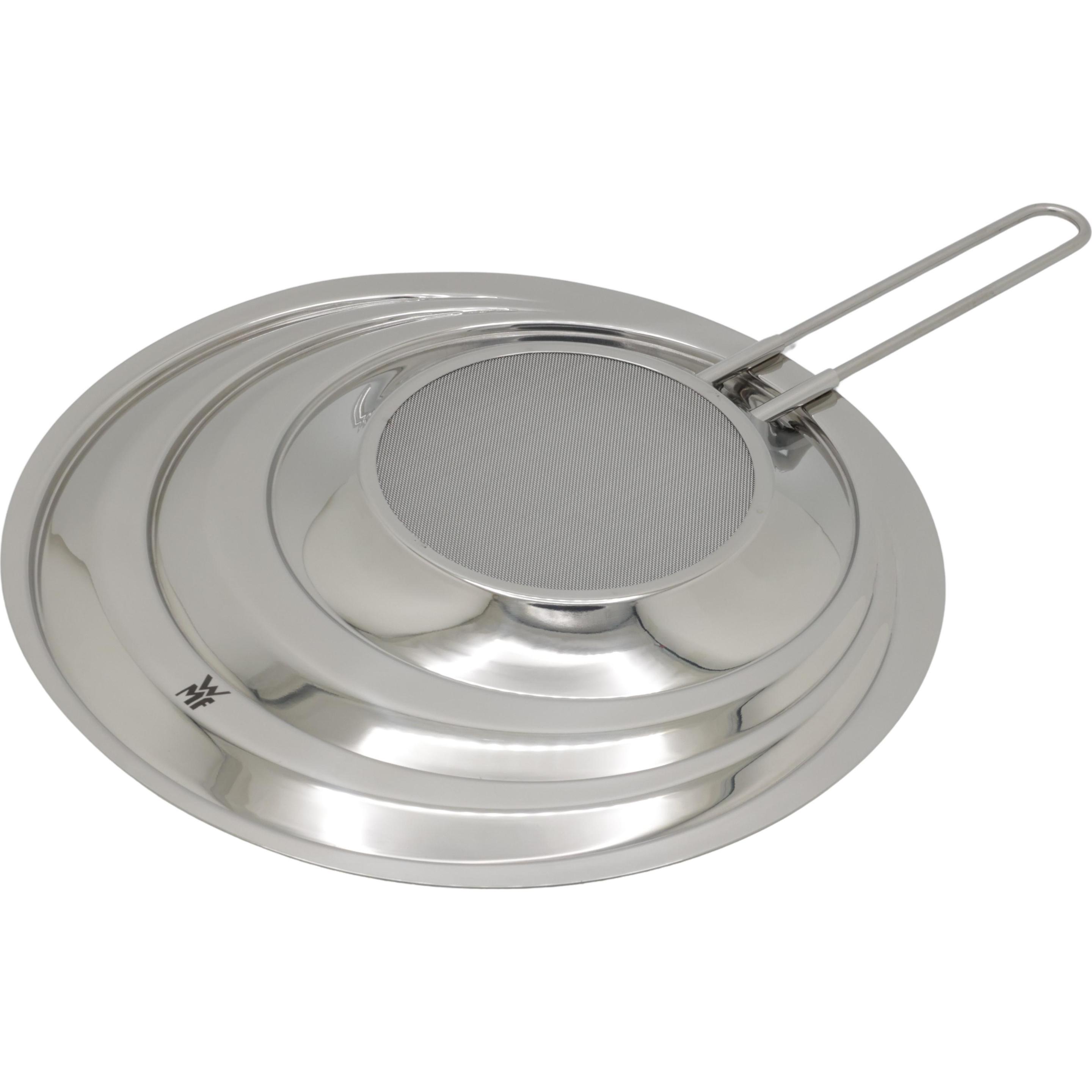 WMF Gourmet slacentrifuge 25,4 cm, Cromargan gepolijst roestvrij staal, kunststof zeef, vaatwasmachinebestendig