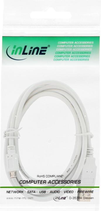 Produktbild InLine Micro-USB 2.0 Kabel (1.50 m, USB 2.0)