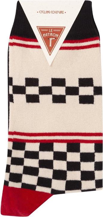 Produktbild Patrón Spirits Company Le Patron Classic Jersey Peugeot Socks black ecru (39 - 42)