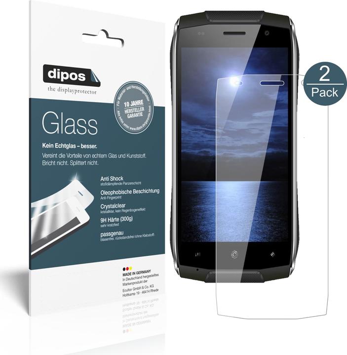 Produktbild Dipos Displayschutz Anti-Shock (2 Stück, Zoji Z6)