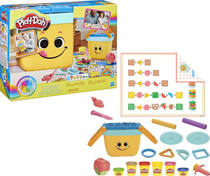 Actual product image Play-Doh Hasbro F69165L0 Picnic Shapes Starter Set