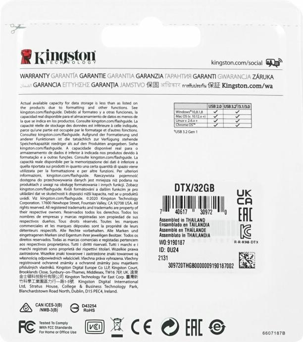 Produktbild Kingston DataTraveler Exodia (32 GB, USB-A)