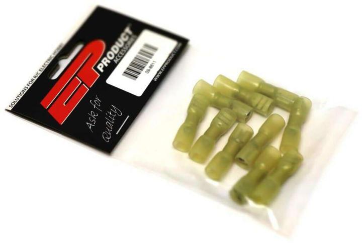 Produktbild EP Flachsteckhülse WP 6.3 x 0.8 mm, weiblich, Gelb, 10 Stk.