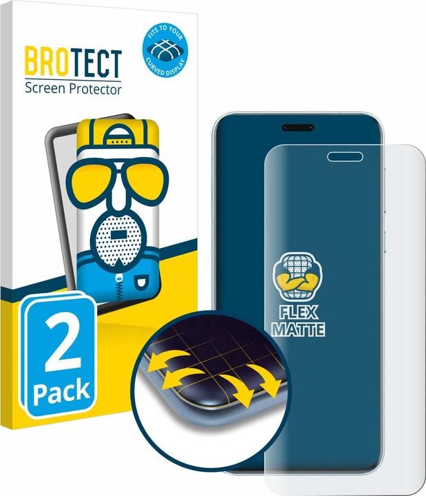 Actual product image BROTECT Full-Screen Protector Matte (2 Piece, ZTE Nubia Red Magic 7 Pro)