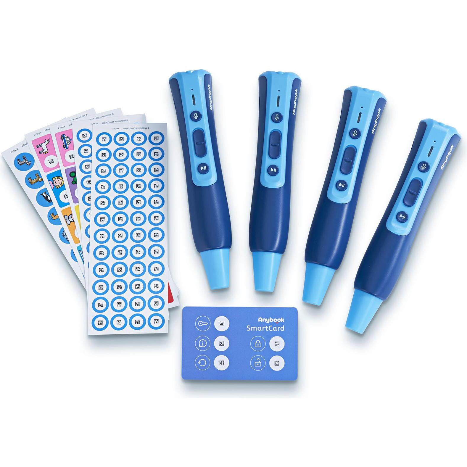 Thumbnail - Anybook, Schreibstifte, Audio-Stift Pro Klassensatz (Dunkelblau, Hellblau, 4 x)