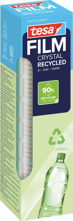 Produktbild tesa tesafilm® ECO & CRYSTAL Klebeband 8 Rollen je 10m:19mm (19 mm)