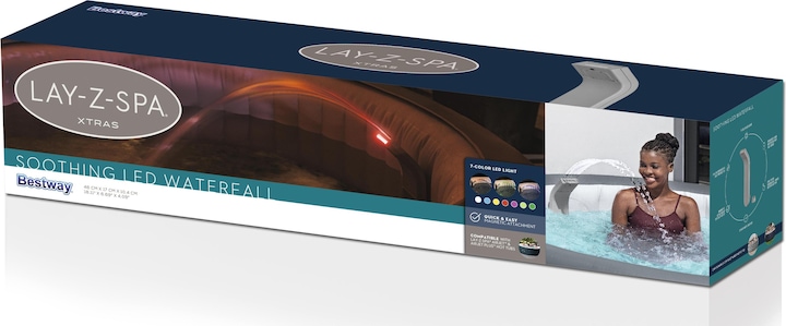 Produktbild Bestway LAY-Z-SPA Xtras LED-Wasserfall