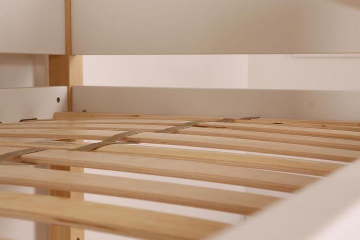 Immagine prodotto Flexa Letto bianco a mezza altezza con scivolo e scala dritta (90 x 200 cm)