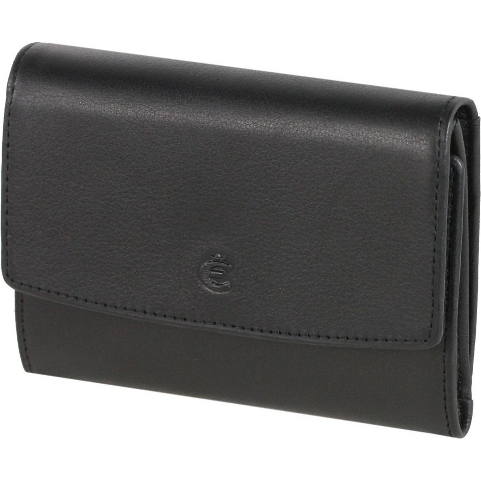 Esquire, Herren, Portemonnaie, Logo Geldbörse VI Leder 11,5 cm, Schwarz