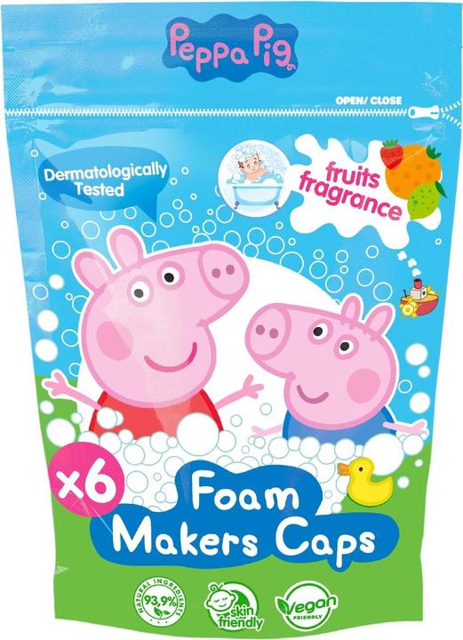 Actual product image Peppa Pig Foam makers 6 x 16 g (Bubble bath, 16 g)