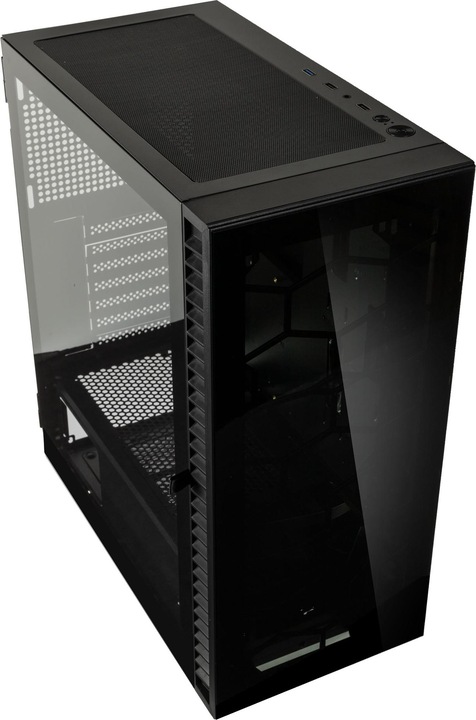 Produktbild Kolink Observatory HF Glass Core Midi Tower Case - Black No Fans