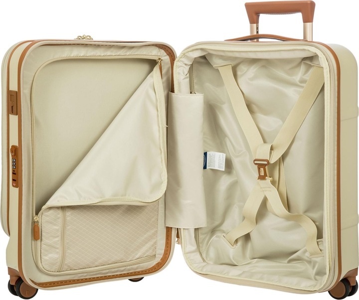 Immagine prodotto Brics Carrello cabina Bellagio a 4 ruote da 55 cm con ripiegamento elastico (40 l, Bagaglio a mano (fino a 50 litri))