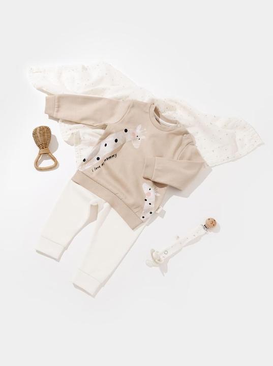 Produktbild BabyCosy Set aus Hose und langärmeligem Hemd (74)