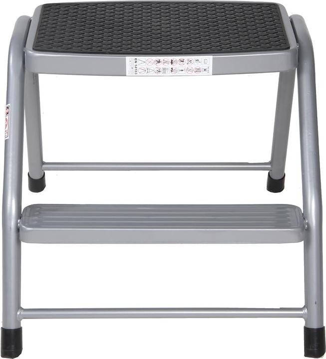 Actual product image RS PRO Steel Step Stool - 2 Tread (Stile, 55.50 cm)