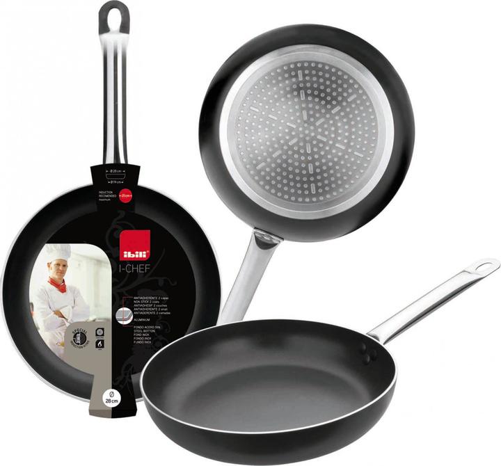 Actual product image Ibili Frying pan I-Chef 26 cm For professional cooking results (Frying pan)