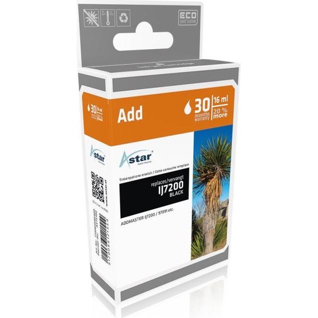 Astar, Druckerpatrone, Schwarz - kompatibel - Tintenpatrone (BK)