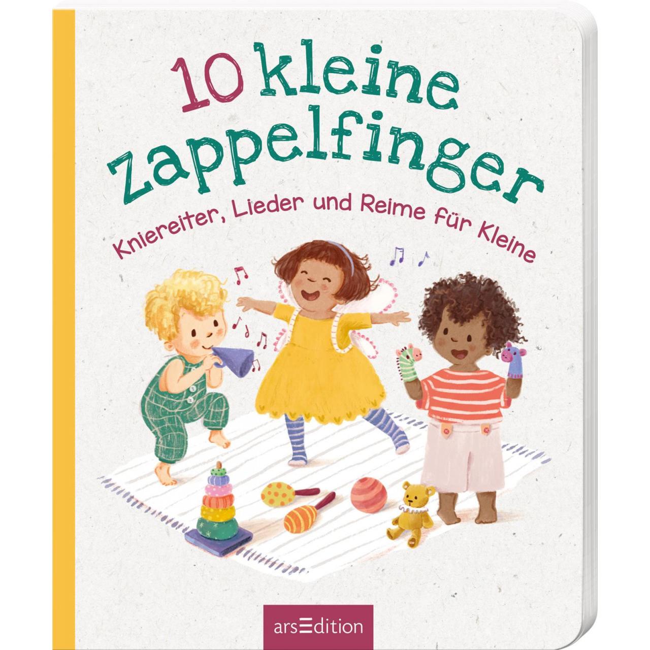 10 kleine Zappelfinger - Kniereiter, Lieder, Reime für Kleine, Kinderbücher von Antonia Woodward