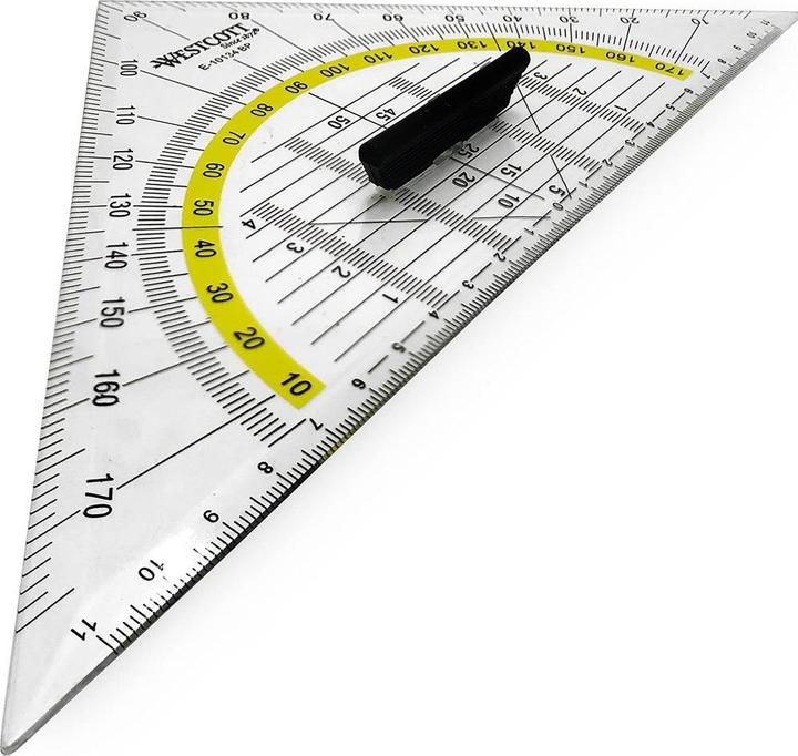 Actual product image Westcott Set square (22 cm, Plastic)